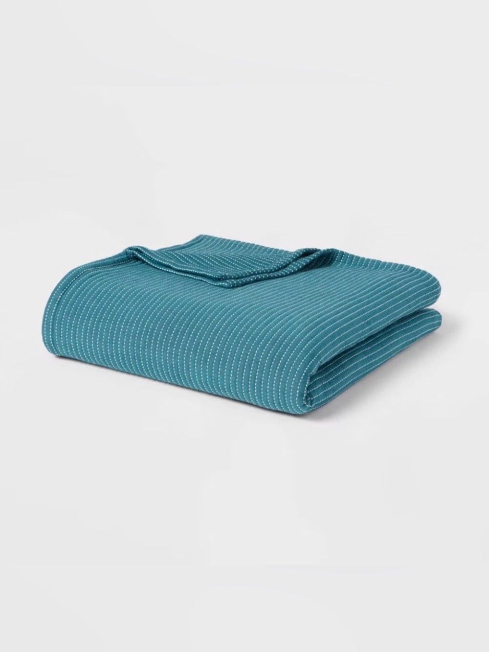 King Matelassé Bed Blanket Blue - Threshold: Cotton
& Viscose